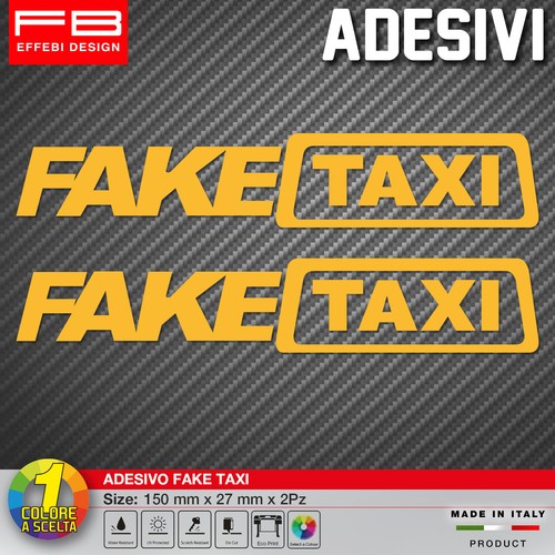 Adesivi stickers fake taxi - stickers,