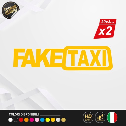 Kit adesivi fake taxi - adesivi,